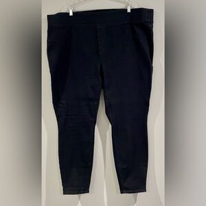 Old Navy Plus Size Mid-Rise Rockstar Super Skinny Jeggings - Black, Size 24W